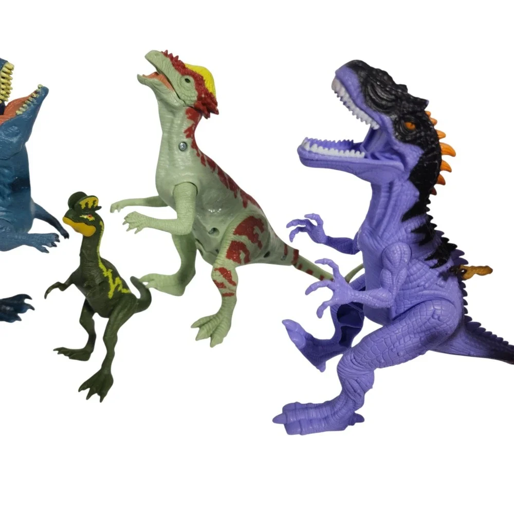 Set of 6 Plastic Dinosaur Figures Kids Toy‎ Collection Lot TRex Fugurines